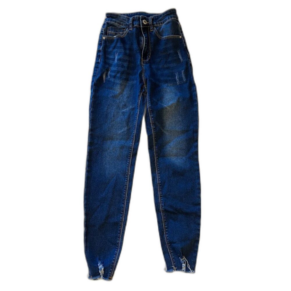 Shein Distressed Blue Jeans Size XS